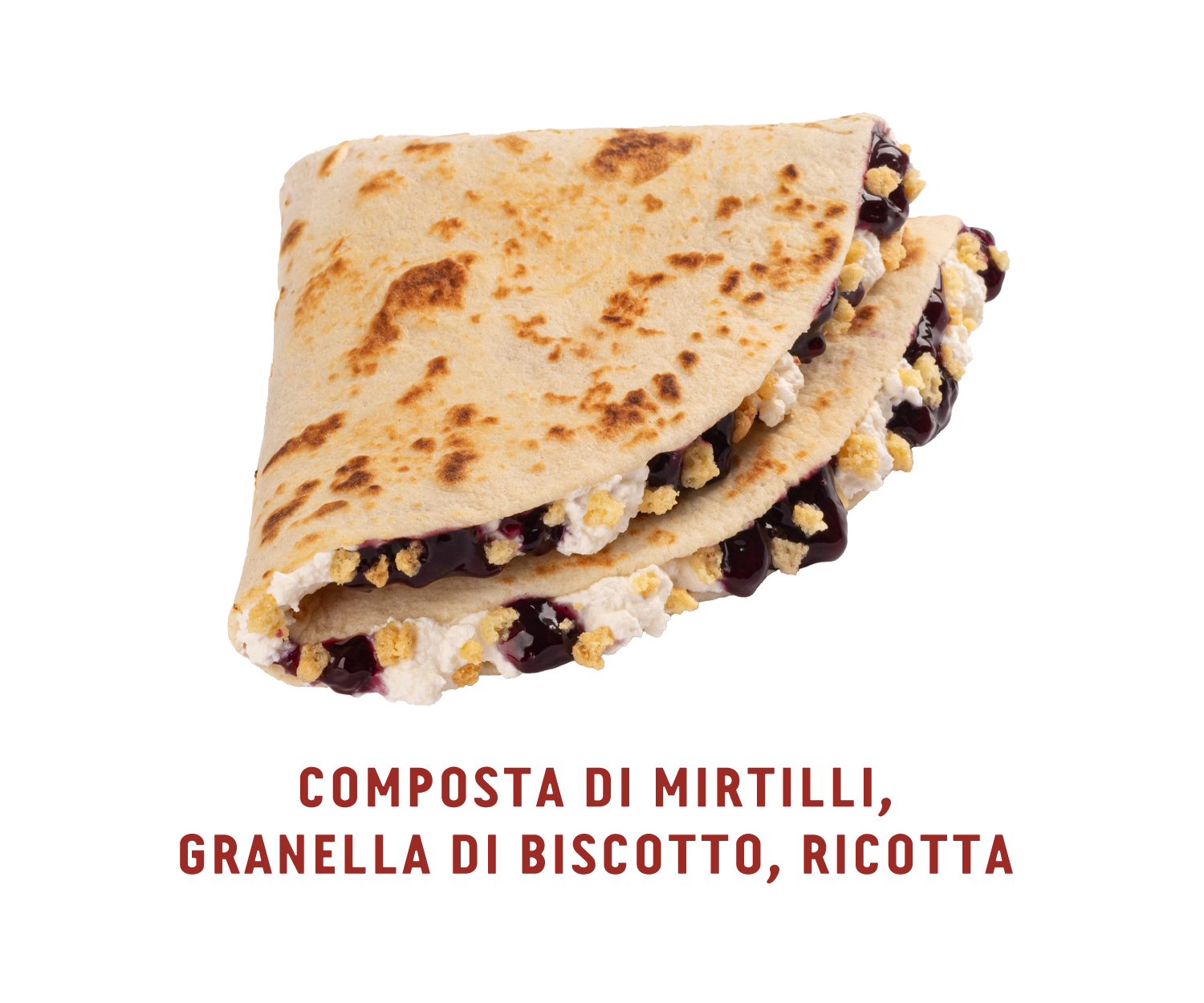 Piadina Dolce Cheesecake ai Mirtilli